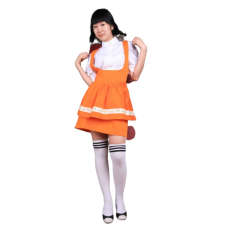 교복 하복-오렌지원피스