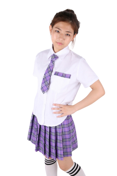 교복 하복-퍼플