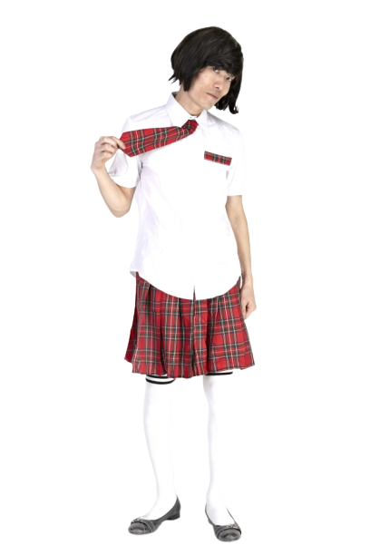 교복여장-하복 레드