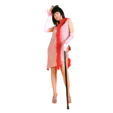 반짝이 스타원피스-핑크