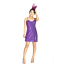 반짝이미니원피스-퍼플2