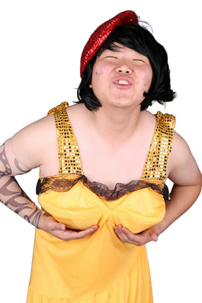 여장 왕가슴-옐로우