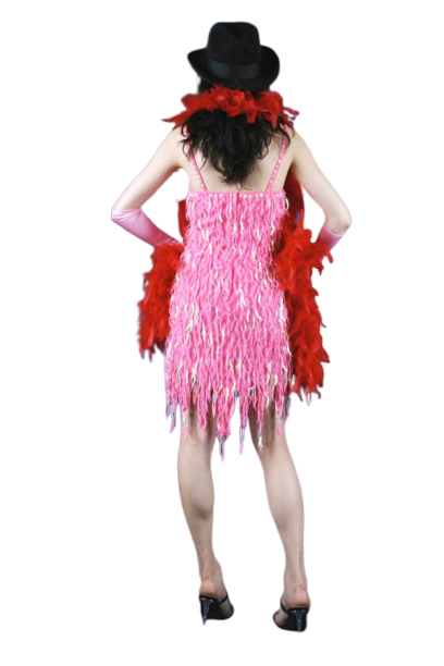 반짝이 물방울원피스-핑크