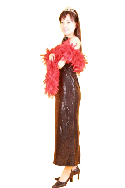 반짝이 원피스-블랙1