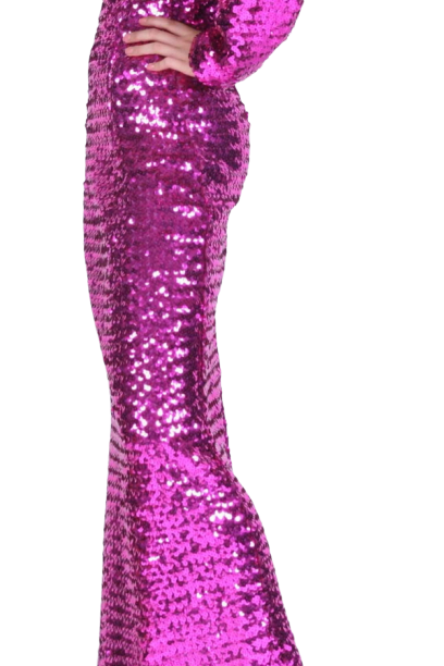 반짝이마술사원피스-퍼플