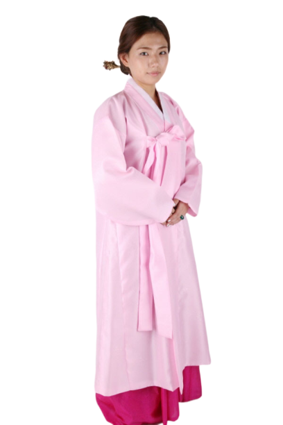 양반-여 두루마기 핑크
