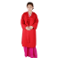 양반-여 두루마기 다홍색