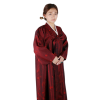 양반-여 두루마기 자주색
