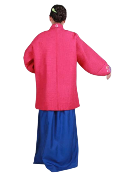 양반-여 두루마기 핫핑크