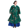 양반-여 두루마기 녹색