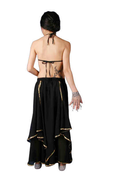 반짝이 실버블랙탑