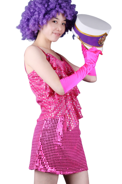 반짝이 핑크레이스탑1