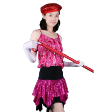 반짝이 핑크레이스탑