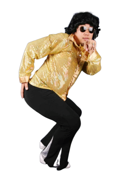 반짝이 상의-골드