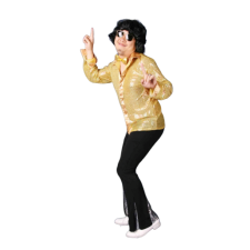 반짝이 상의-골드