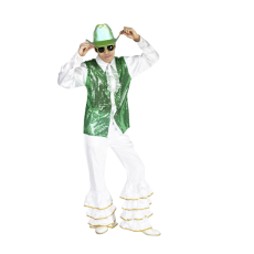 반짝이 프릴상의-그린화이트1