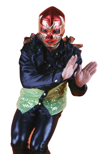 반짝이 프릴상의-라이트그린블랙