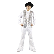 연미반짝이셔츠-실버