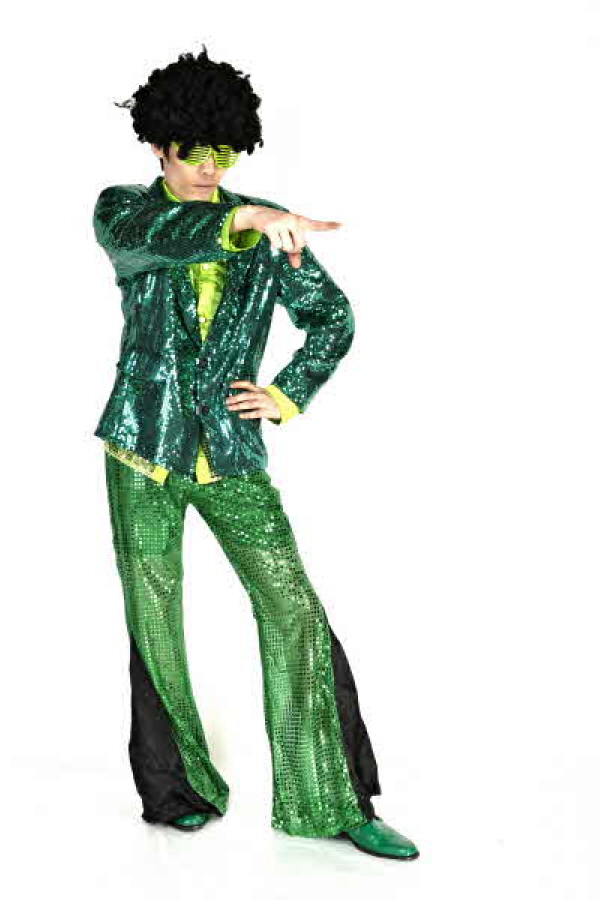 반짝이 자켓-그린(고급)