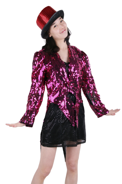 반짝이 턱시도여-퍼플