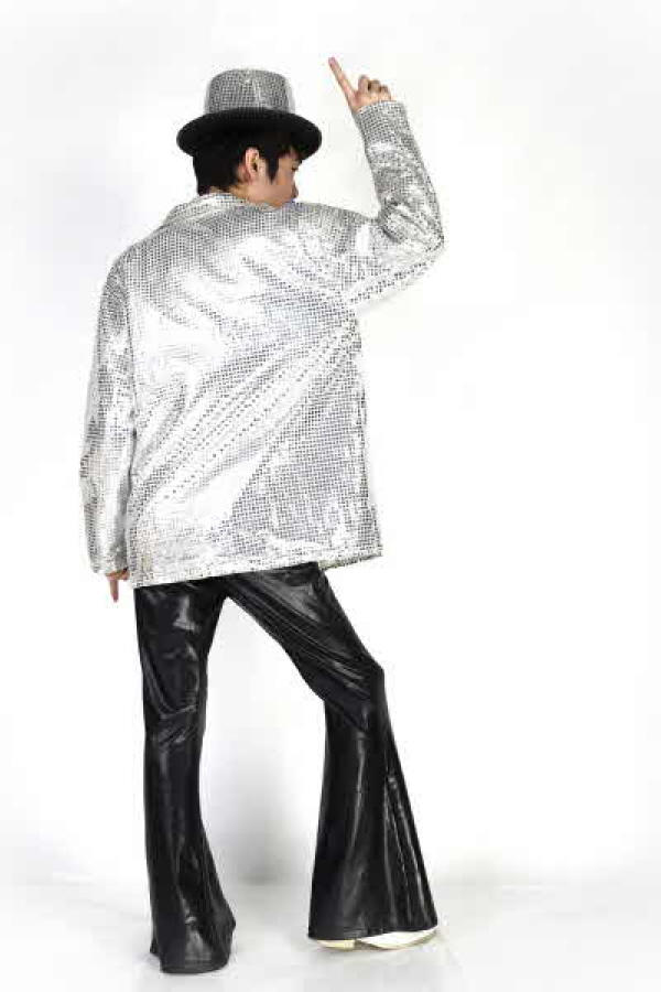 반짝이 자켓-실버