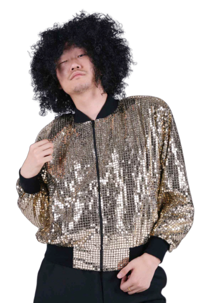 반짝이 자켓-소방차