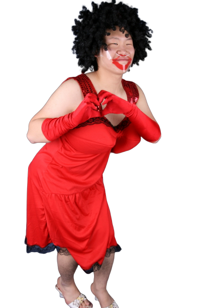 여장 왕가슴-레드