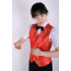 웨이터-여 빨강조끼