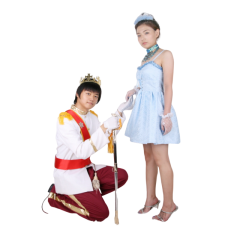 커플 큐트신데렐라와 백마탄왕자님