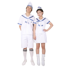 커플 큐트해군 세일러복