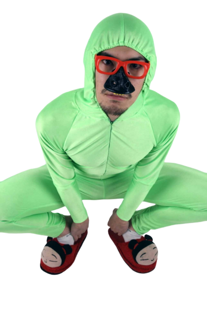 쫄쫄이타이즈-형광연두