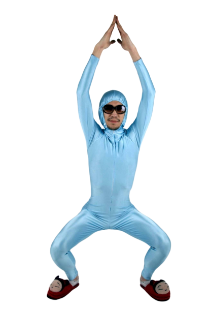 쫄쫄이타이즈-하늘색