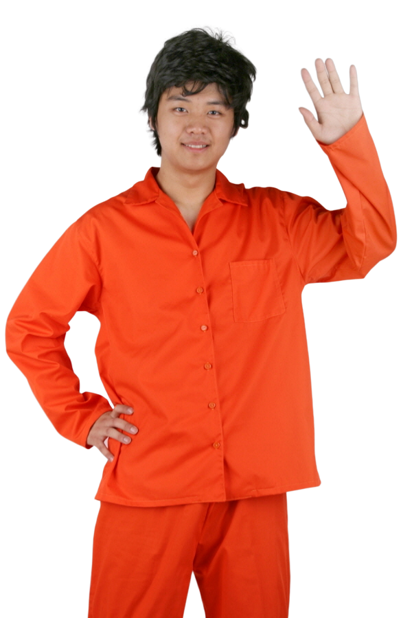 현대 죄수복-오렌지