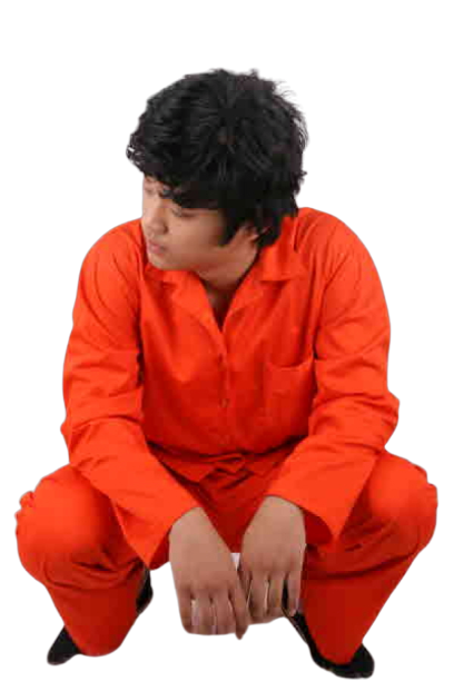 현대 죄수복-오렌지