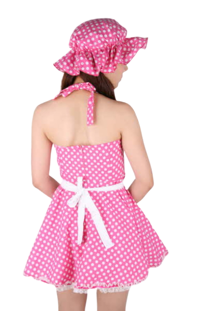 메이드-물방울 핑크