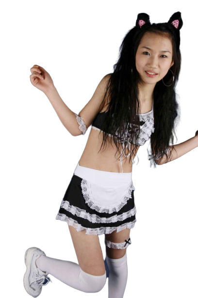 섹시큐트 메이드-블랙