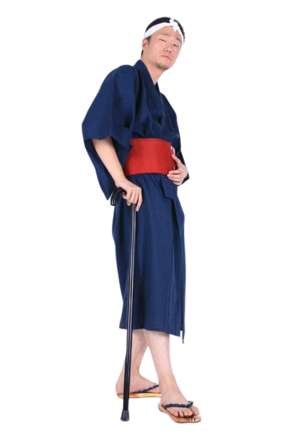 일본-기모노 남 지게꾼