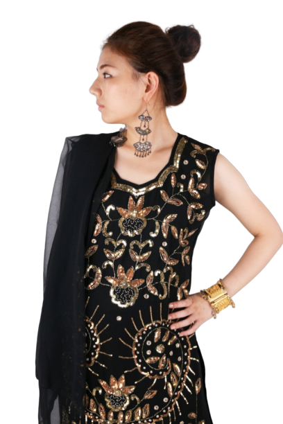 인도-여 골드블랙