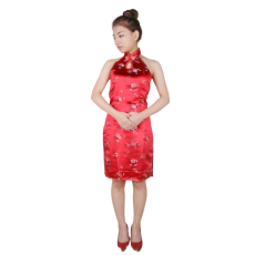 중국-치파오 레드드레스