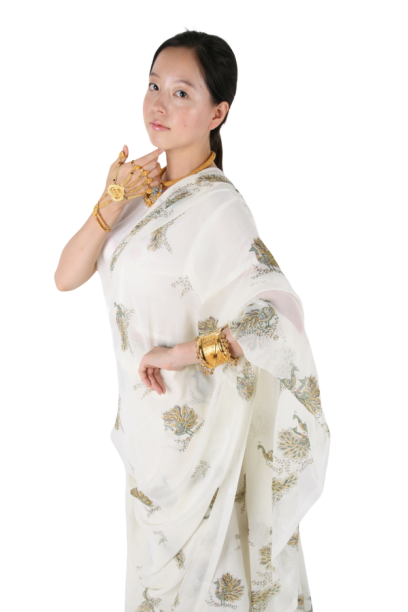 인도-여 비즈 아이보리