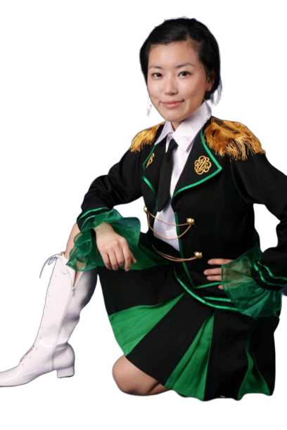 응원복 응원단장 치어리더 -여 그린