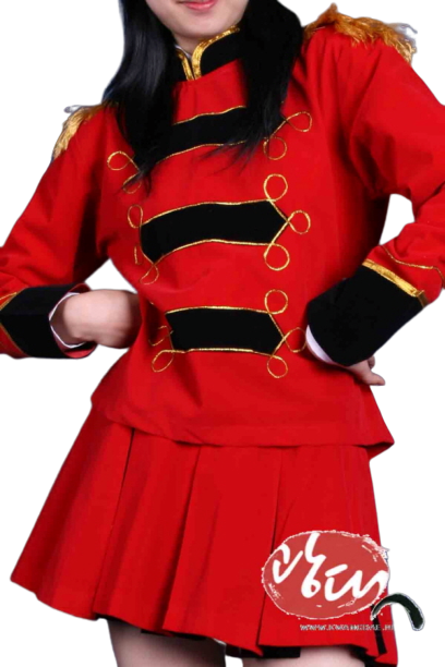 고적대 치어리더 응원복 여- 레드