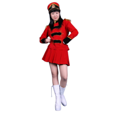 고적대 치어리더 응원복 여- 레드