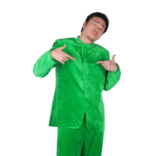 형님.건달-녹색정장