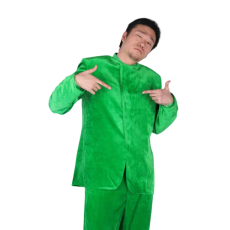 형님.건달-녹색정장