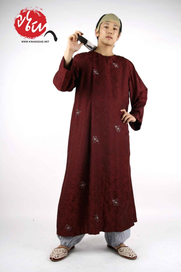 중국-남 붉은원피스