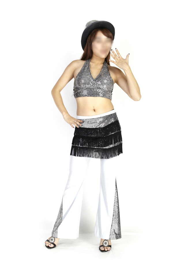 복고 반짝여인-실버탑