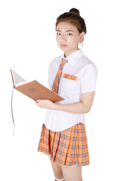 교복 하복-오렌지