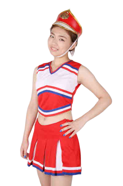 치어리더 - 레드화이트