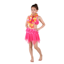 하와이 의상-핑크